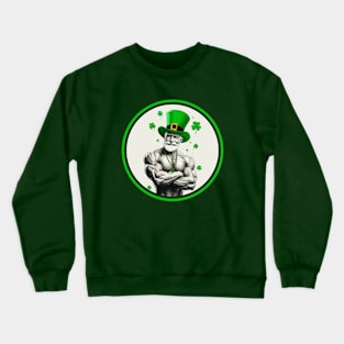 Happy St Patricks Muscle Daddy Day Crewneck Sweatshirt